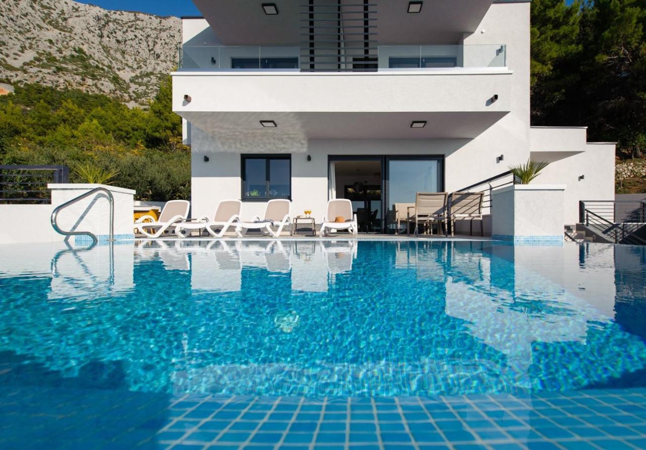 Villa Leona A Luxury Villa Near Makarska, Heated Pool Živogošće Zimmer foto